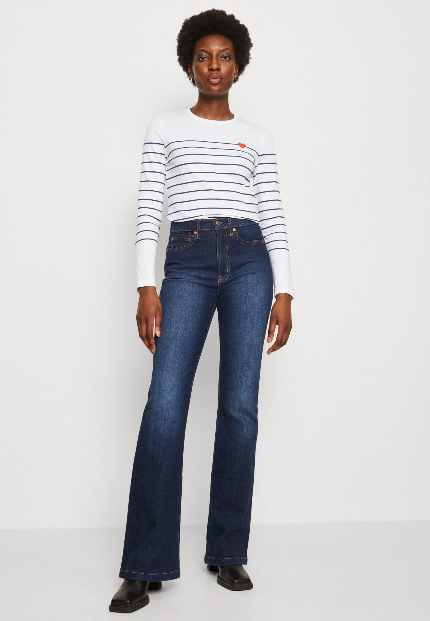 T-Shirt À Manches Longues - White/Dark Blue Anna Field T-Shirt À Manches Longues - White/Dark Blue -Anna Field 0939beae29d44c2999d3522706444361 scaled