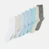 Anna Field 8 Pack - Chaussettes - Blue/Grey
