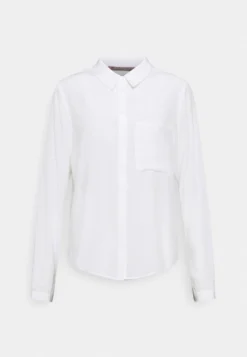 Anna Field Basic Blouse With Pocket - Chemisier - Off-White