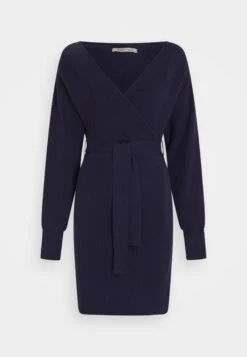 Anna Field Wrap V Ausschnitt Mini Strickkleid Mit Gürtel - Robe Fourreau - Dark Blue -Anna Field 1d7c577ba881440b83d34cee1185bf25 scaled