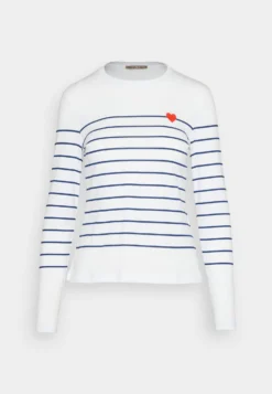 Anna Field T-Shirt À Manches Longues - White/Dark Blue 4 Anna Field T-Shirt À Manches Longues - White/Dark Blue -Anna Field 1f6f55fb90c34a999e0503b92b86ec71 scaled