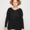 Plus Size - Pullover - Black