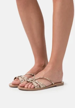 Anna Field Mules - Brown