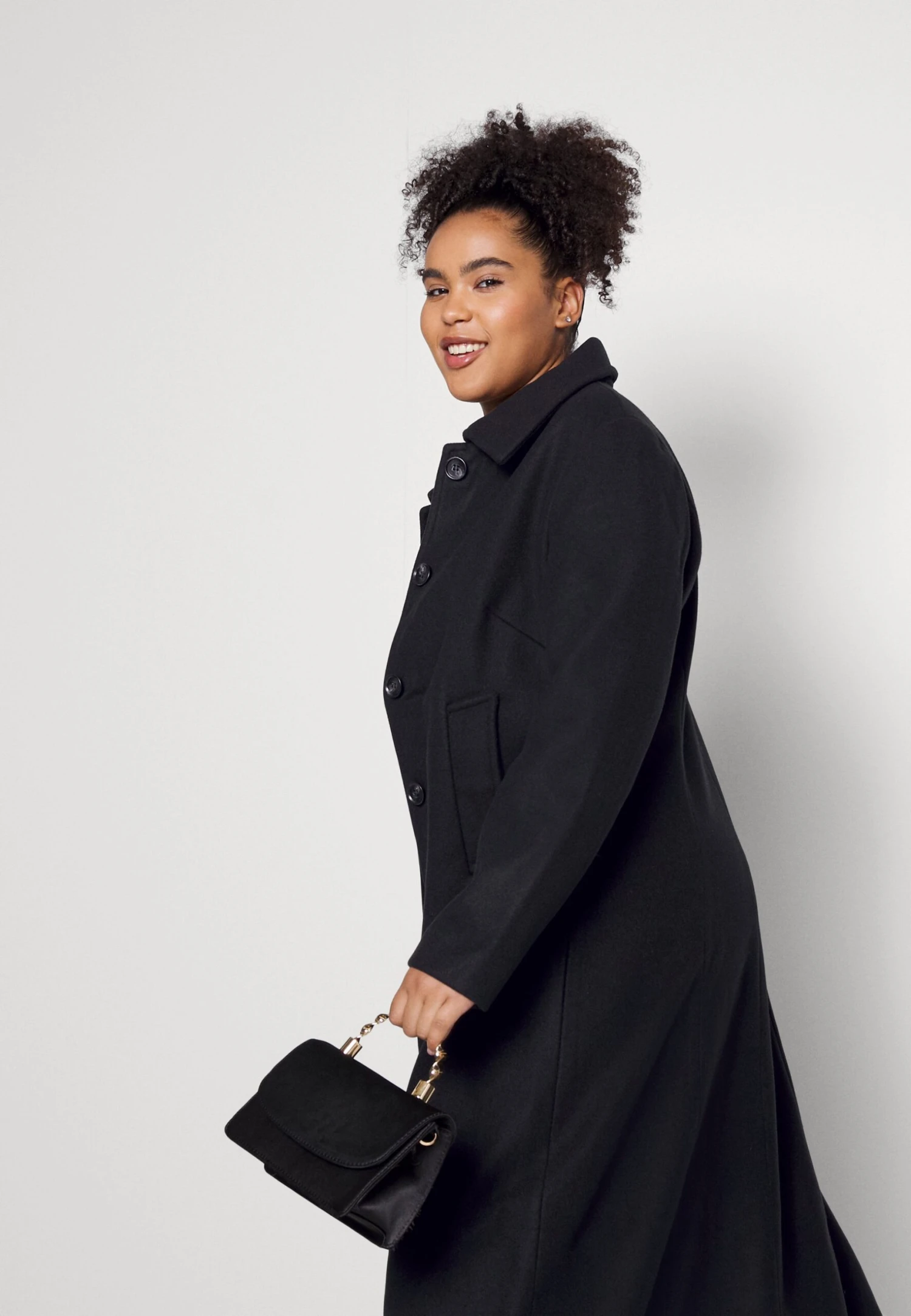 Manteau Classique - Black Manteau Classique - Black -Anna Field 32cbf1f6d7c9473d98551e08b0fe096b scaled