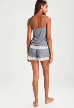 Anna Field Sarah Short Pj Set - Pyjama - Off-White/Dark Blue -Anna Field 33d0e936af774883bb2b5a180610a668