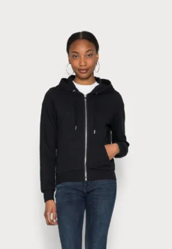 Anna Field Sweat Zippé - Black