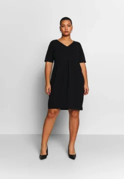 Basic Jersey Dress - Robe En Jersey - Black