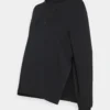 Nursing Hoodie With Slit - Sweat À Capuche - Black