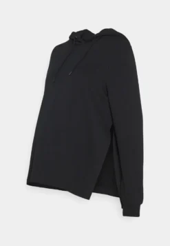 Nursing Hoodie With Slit - Sweat À Capuche - Black