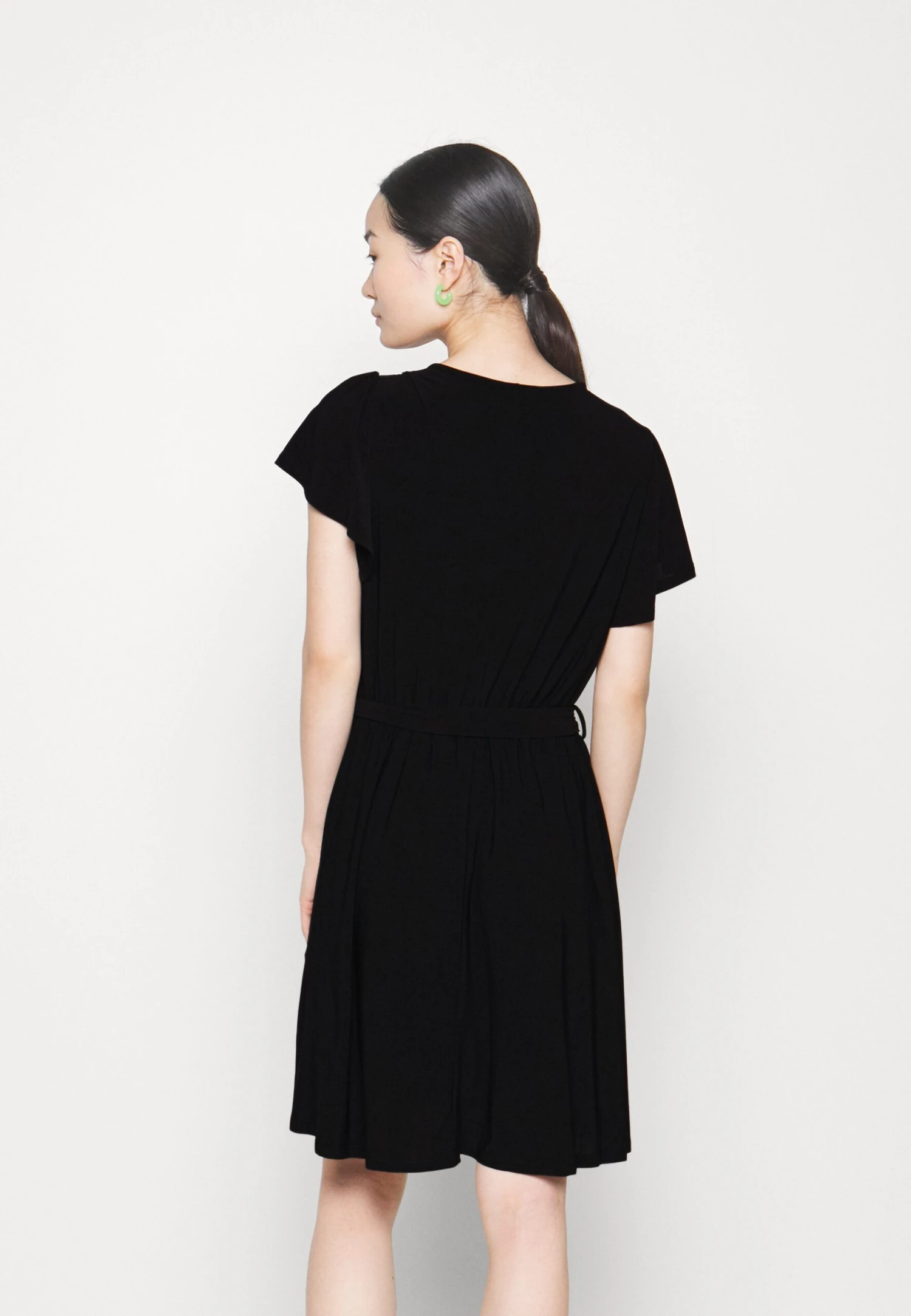 Frilled Cap Sleeves Flared Dress - Robe En Jersey - Black Frilled Cap Sleeves Flared Dress - Robe En Jersey - Black -Anna Field 4b96f6529d9b457490297914ae0f9da3 scaled