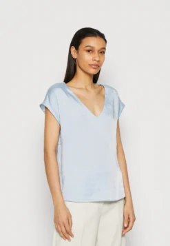 Anna Field T-Shirt Basique - Light Blue