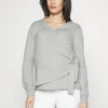 Sweat Zippé - Mottled Light Grey