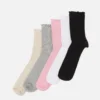 Anna Field 5 Pack - Chaussettes - Black/White/Grey