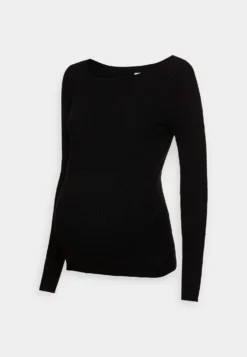 Nursing Overlap - Pullover - Black