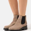 Leather - Bottines - Taupe