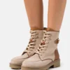 Anna Field Leather - Bottines À Lacets - Taupe