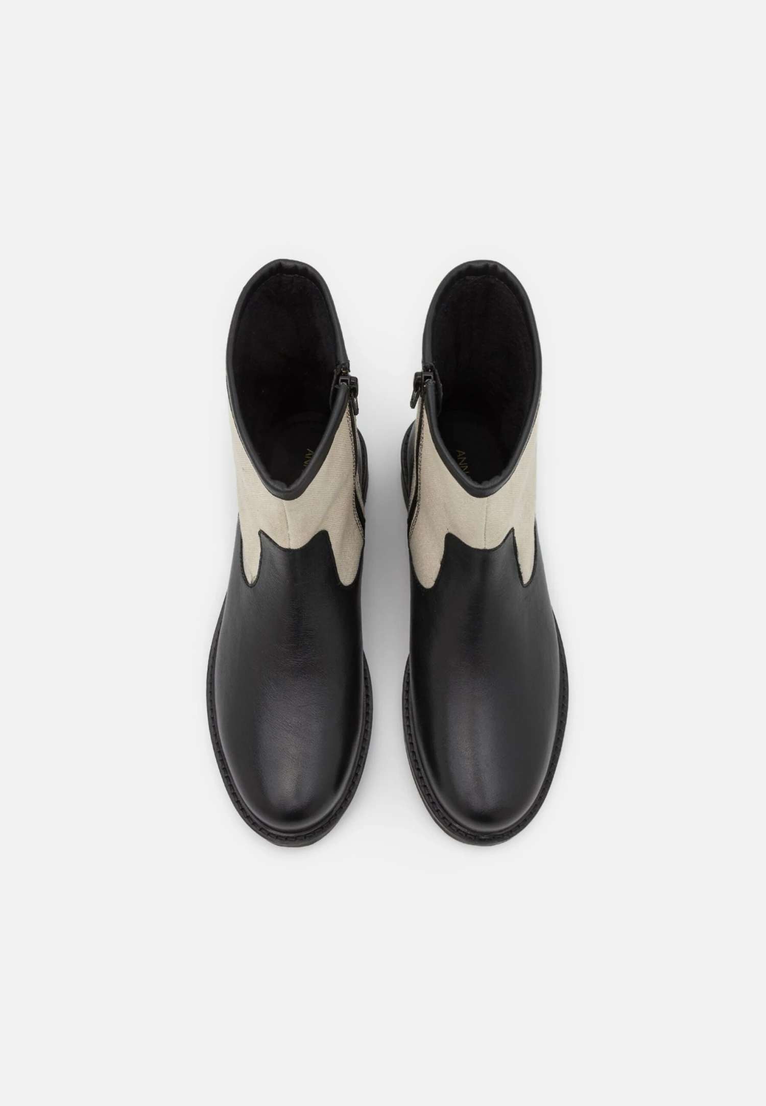 Leather - Bottines - Black/Beige Anna Field Leather - Bottines - Black/Beige -Anna Field 9c68bd17ff154128808f1b94d489324d scaled