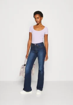 Anna Field 3 Pack - T-Shirt Basique - Purple/White/Mottled Light Grey