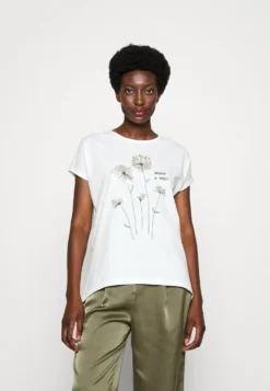 Anna Field T-Shirt Imprimé - White