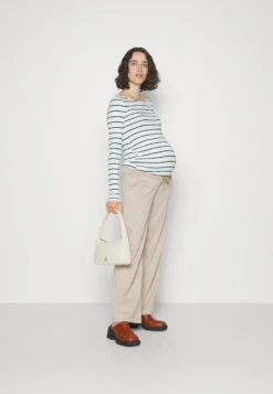 2 Pack - T-Shirt À Manches Longues - White/Dark Green