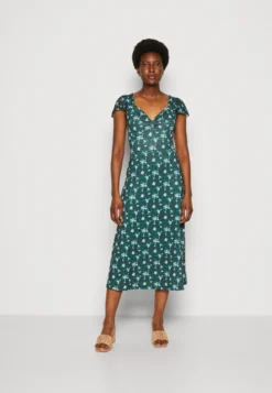 Anna Field Robe En Jersey - Green/Multi Coloured