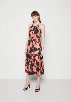 Anna Field Robe En Jersey - Black/Orange -Anna Field ccb64d4b8c9946ba8ae1dcb6af3db39a scaled