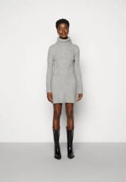 Anna Field Rollkragen Mini Strickkleid - Robe Fourreau - Grey