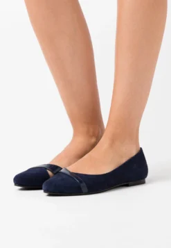 Anna Field Leather - Ballerines - Dark Blue