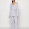 Anna Field 3 Piece Jersey - Pyjama - Mottled Light Grey