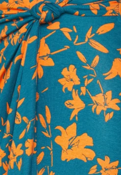 Anna Field Front Knot Midi Skirt - Jupe Crayon - Blue -Anna Field ec90ec8a97224e79b6679664fbc7562a scaled