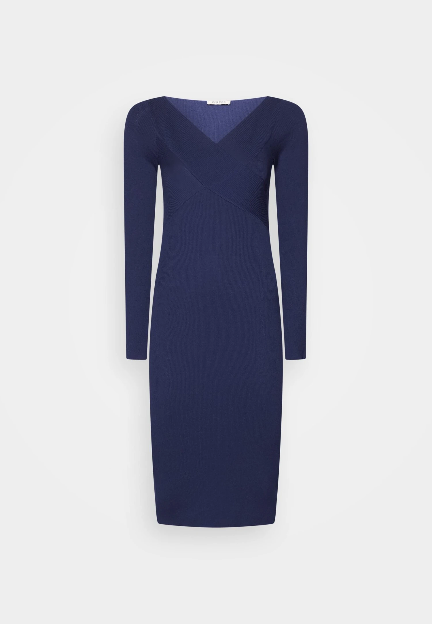 V Ausschnitt Bodycon Midi Strickkleid - Robe Fourreau - Dark Blue Anna Field V Ausschnitt Bodycon Midi Strickkleid - Robe Fourreau - Dark Blue -Anna Field ed11e698775342b484610be5fd9d769f scaled