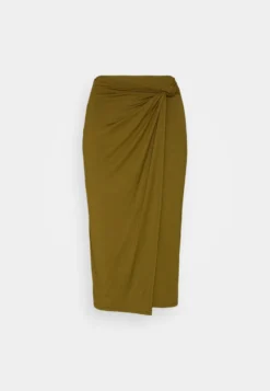 Anna Field Front Knot Midi Skirt - Jupe Crayon - Khaki 4 Anna Field Front Knot Midi Skirt - Jupe Crayon - Khaki -Anna Field f1bd396162034cf88007b332d4b9f049 scaled
