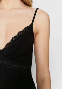 Anna Field Heidi Short Sleeves Viscose Nightdress - Chemise De Nuit / Nuisette - Black -Anna Field f52d06253ac54a1d8dca7a50c0b4db6d scaled