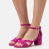 Leather Wide Fit - Sandales - Pink