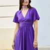 Anna Field Robe En Jersey - Purple